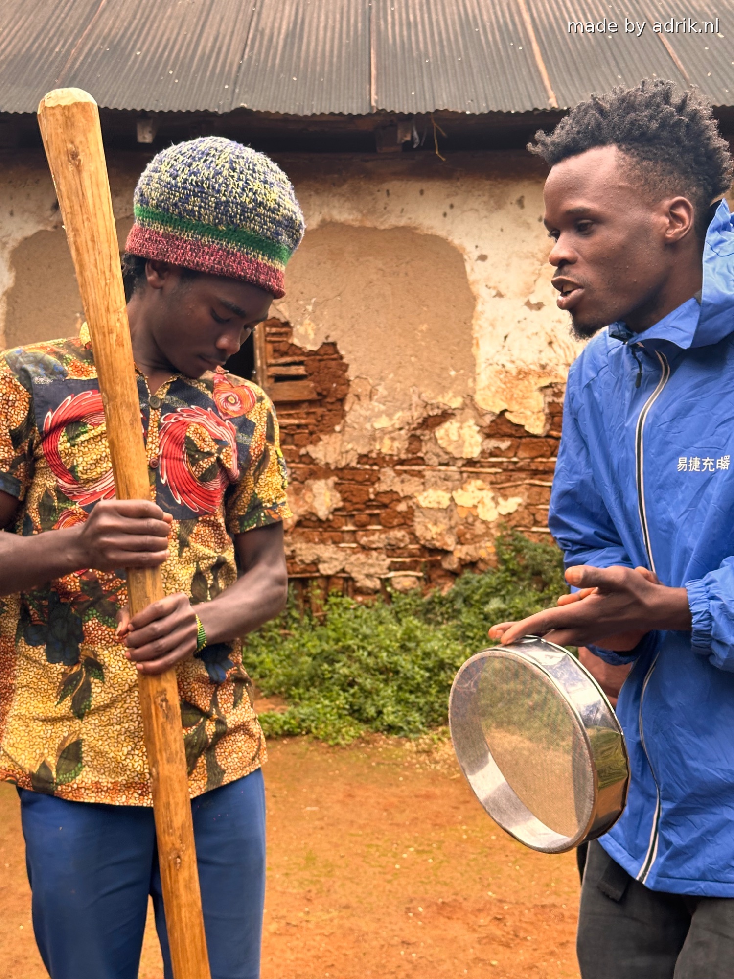 Traditional Tanzanian musicians performing during cultural safari tour - authentic local experiences